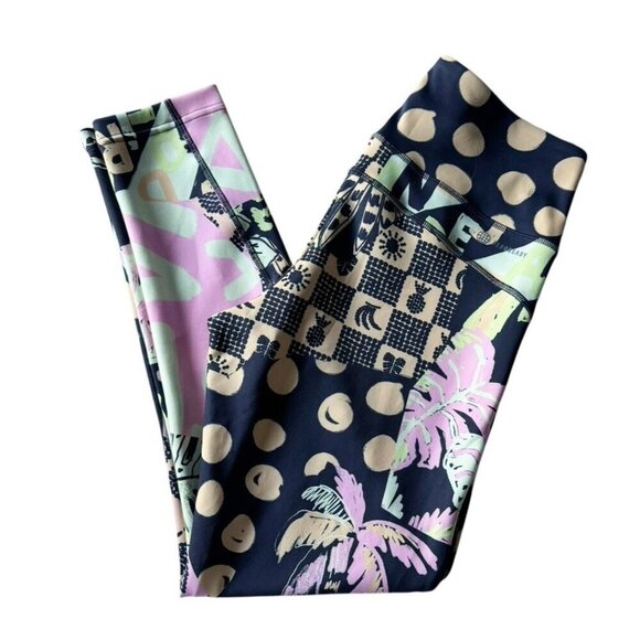 Adidas Farm Rio Women's Sz M Feel Brilliant Aeroready High Waisted Tights - Picture 14 of 14